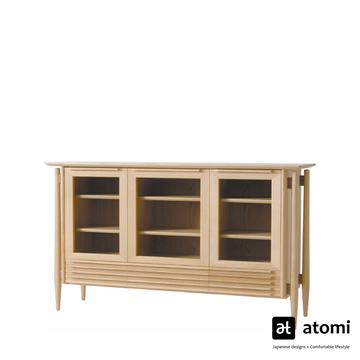 Ac-cent White Wood Side Board - atomi shop