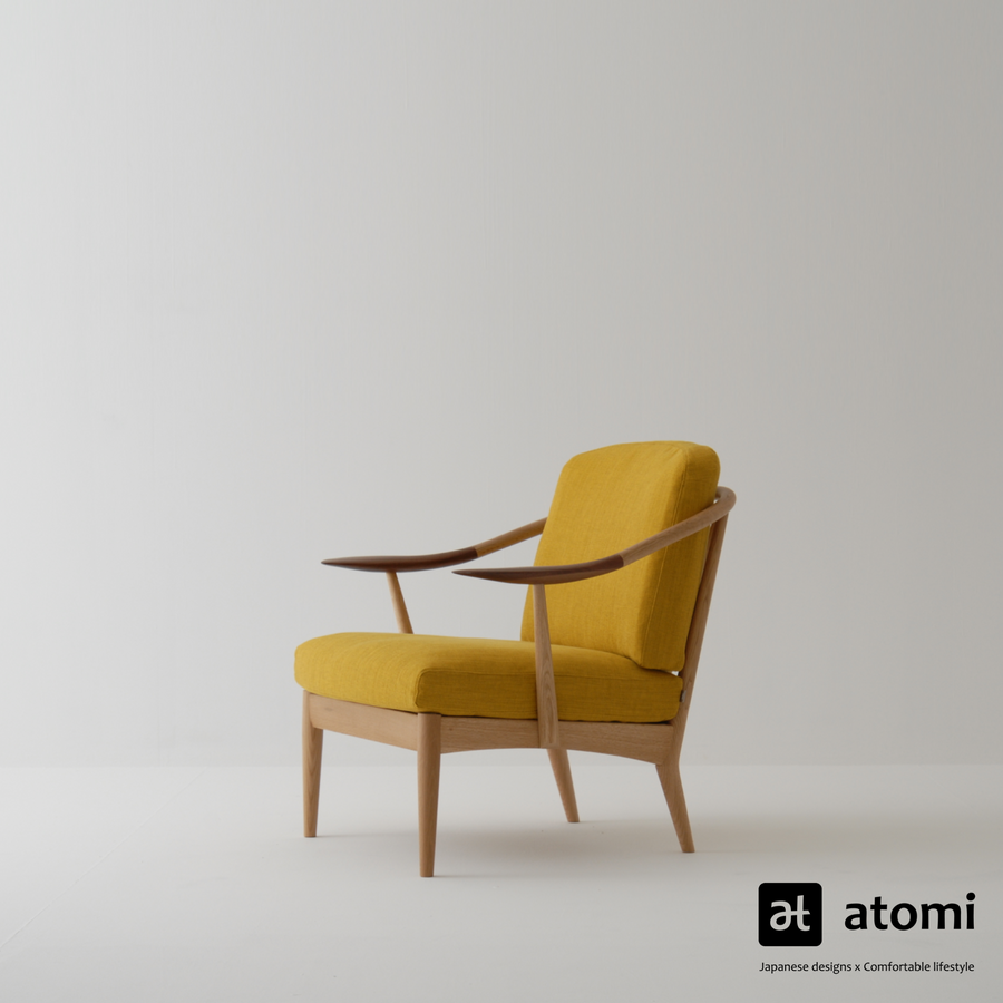 White Wood Sofa | Single Seater - atomi shop