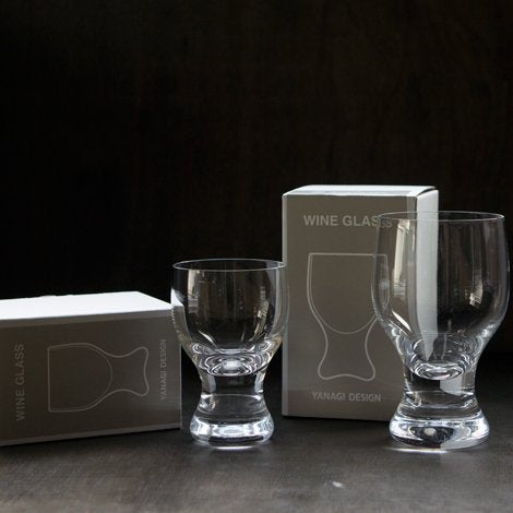 yanagi wine glass in size S and L with box